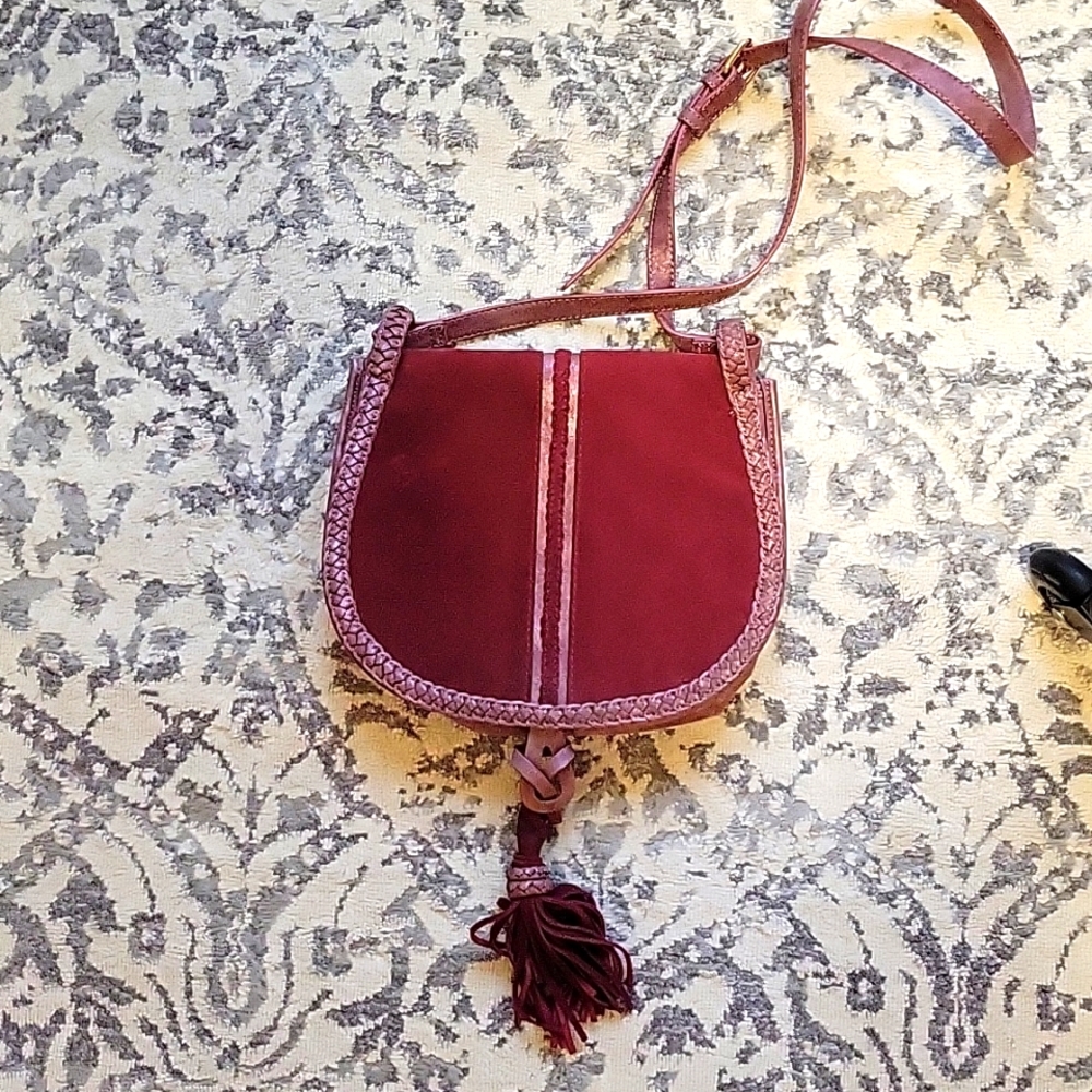 Steve Madden Crossbody Burgundy Purse